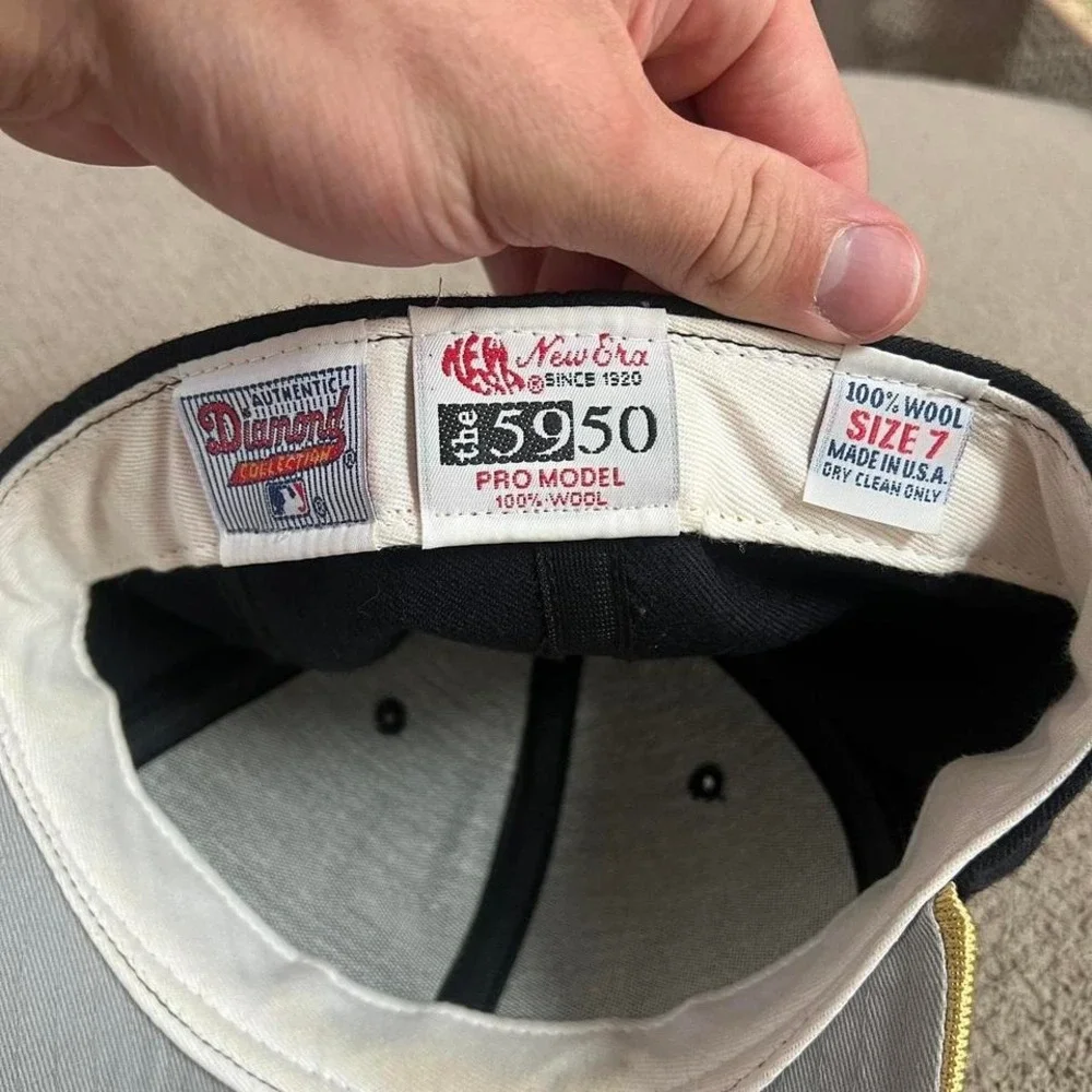 Vintage‎ 1990s Houston Astros New Era 5950 Hat Pro Model Collection  Size 7 Wool